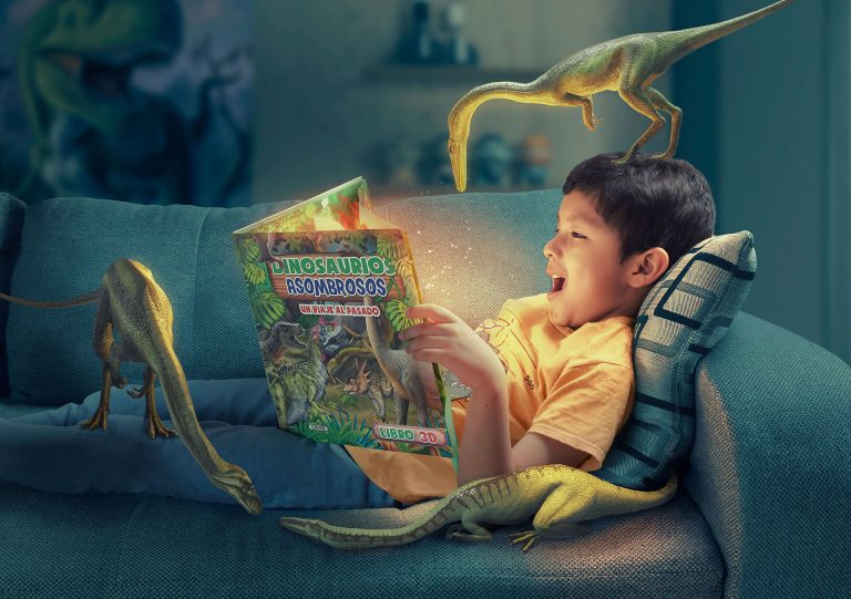Arte Publicitario de Libro 3D creado con fotografías e integración CGI por Fierro Studio.