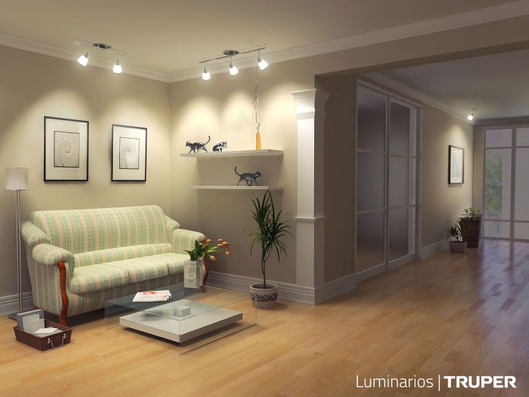 Arte publicitario de luminarios para hogar. Post-producción creada con fotografías e integración CGI.